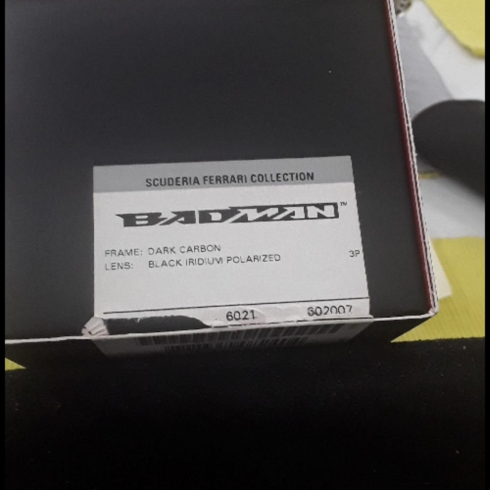Brand new Oakley badman Ferrari edition sunglasses